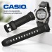 Черна каишка за часовник Casio 18 мм W-212H-1AV