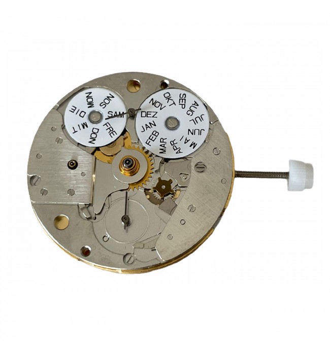 ETA 7751 moon phase chronograph movement complete German language
