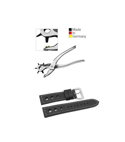 Watchmaker Revolving punch plier Leather Strap Hole Tool