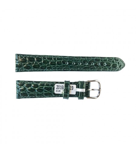Croco pattern leather strap for wat ...