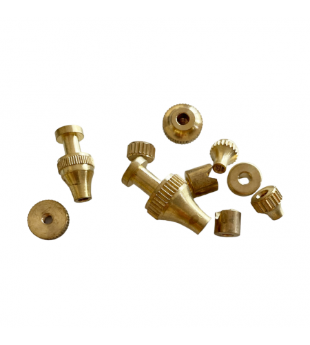 Brass regulating nuts and 3 guide p ...