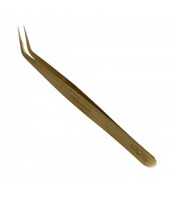 Horotec MSA12.303-S5C brass tweezers with fine tips