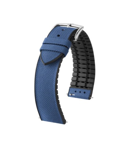 Hirsch Arne L blue watch strap, 20 mm, 0925090080-2-20