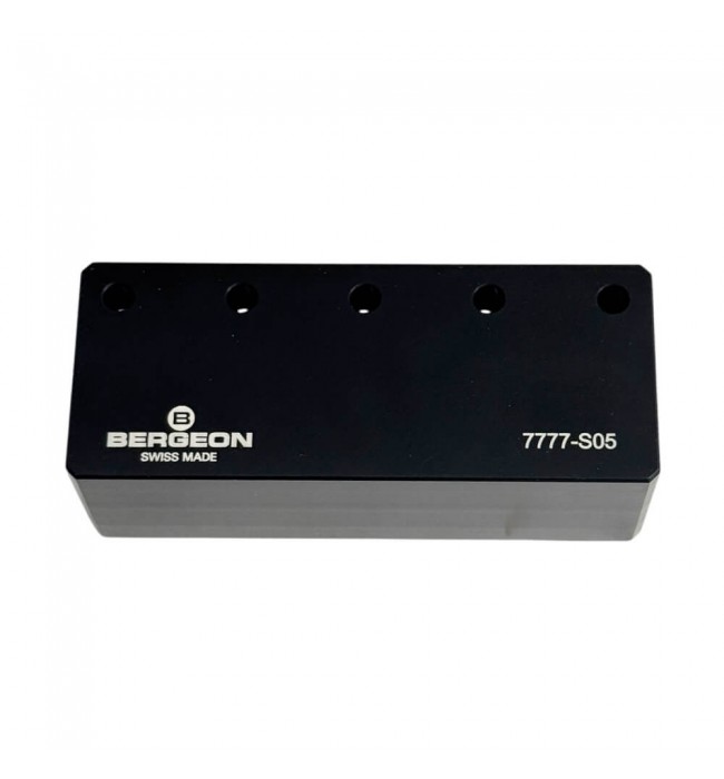 Bergeon 7777-S05 Screwdriver Stand POM-C Plastic for 5 Screwdrivers