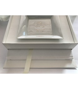 New Ebel watch ashtray with box and paper with Ebel history