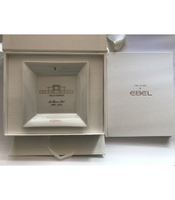 New Ebel watch ashtray with box and paper with Ebel history