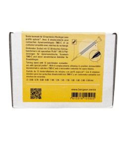 Комплект отвертки Bergeon 7965-S12 с 12 специални профила и въртяща се стойка