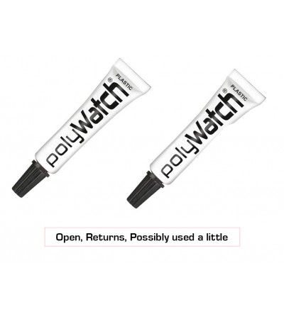2-Pack PolyWatch 5g Scratch Removal Paste for Plastic/Acrylic Watch Glasses Repair