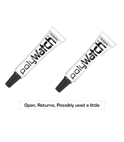 2-Pack PolyWatch 5g Scratch Removal Paste for Plastic/Acrylic Watch Glasses Repair