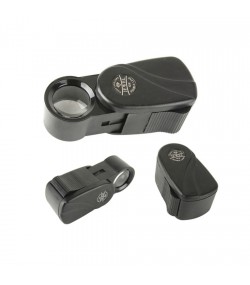 Gugita 10x Pocket Magnifier with Extendable Loupe