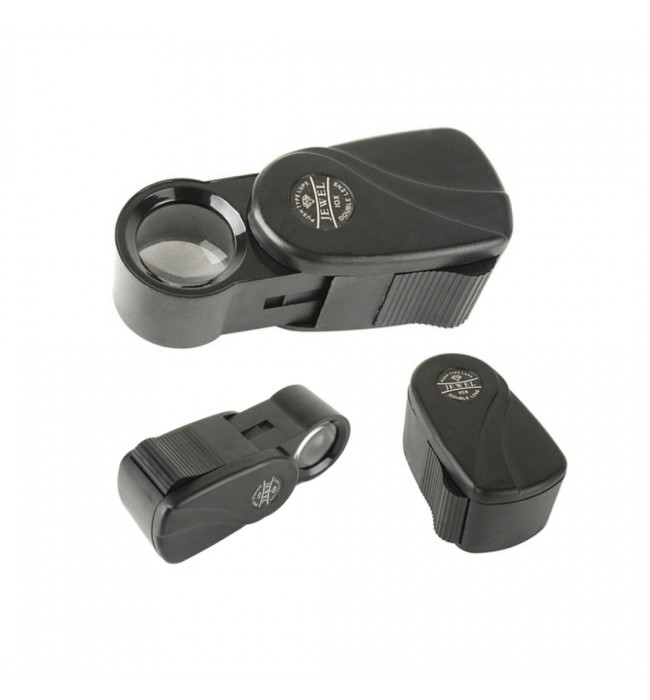 Gugita 10x Pocket Magnifier with Extendable Loupe
