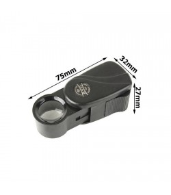 Gugita 10x Pocket Magnifier with Extendable Loupe