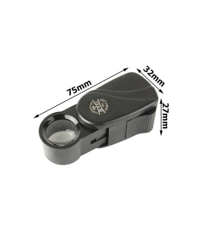 Gugita 10x Pocket Magnifier with Extendable Loupe