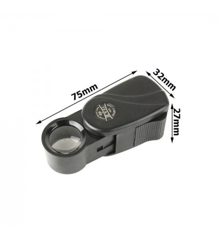 Gugita 10x Pocket Magnifier with Ex ...