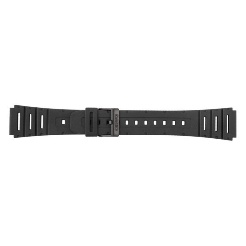 Черна гумена каишка 20 мм за часовници Casio Черна гумена каишка 20 мм за часовници Casio