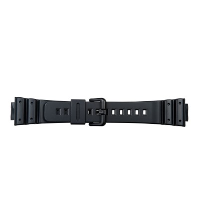Casio 16mm black rubber strap DW-6900-1V, DW-6900-1VQ, DW-6900-1VUQ, DW-6900G-1V, DW-6900G-1VUQ 71604262