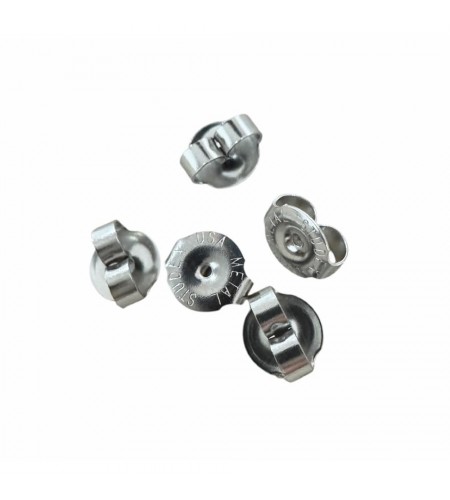 Steel Palladium Ear Studs – Hypoall ...