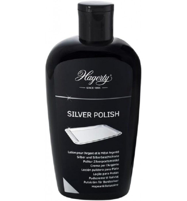 Hagerty Silver Polish Cleaning and Protecting Lotion Silver and Silver Plated 250 ml