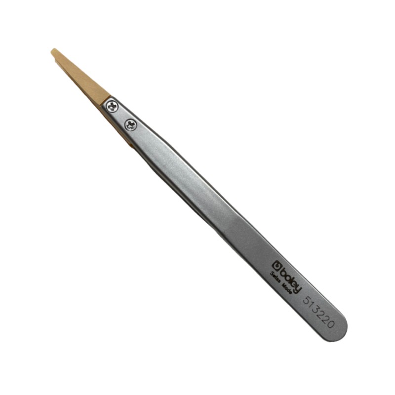 Boley grain tongs with wooden tips tweezer Form F for sensitive components 130 mm Boley grain tongs with wooden tips tweezer Form F for sensitive components 130 mm