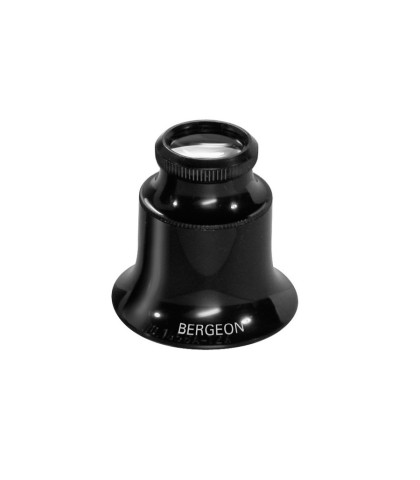 Bergeon 1458-A-12 watchmakers double lens eyeglass loupe x12 magnification