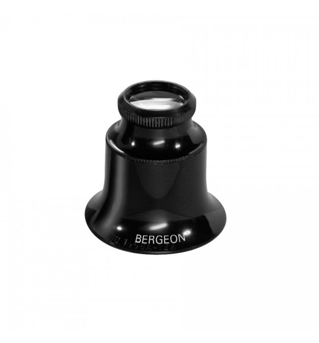 Bergeon 1458-A-12 watchmakers double lens eyeglass loupe x12 magnification