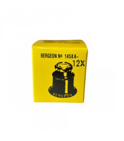 Bergeon 1458-A-12 watchmakers double lens eyeglass loupe x12 magnification
