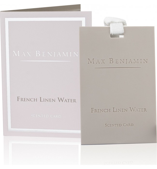 Max Benjamin French Linen Water Card