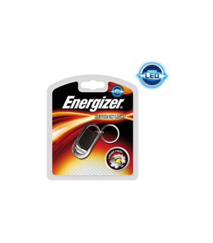 Energizer 18 Metres LED Hi-Tech Keyring Torch, Keychain Light Chrome Car Keys Fob