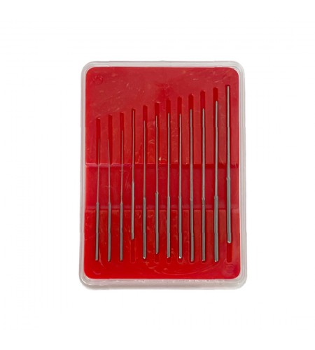 Set of 12 broaches 0.05-0.55 mm