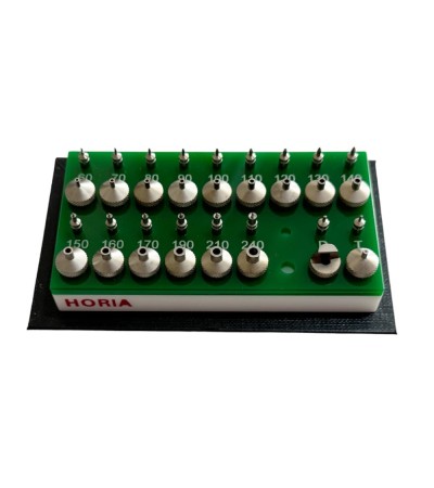 Horia Jewelling Ref-2 set of 34pcs with 15 pump pushers, 15 anvils