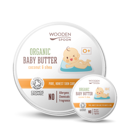 Organic Baby Body Butter WOODEN SPOON 100 ml