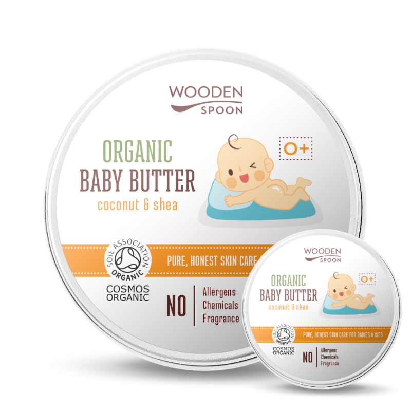 Organic Baby Body Butter WOODEN SPOON 100 ml Organic Baby Body Butter WOODEN SPOON 100 ml