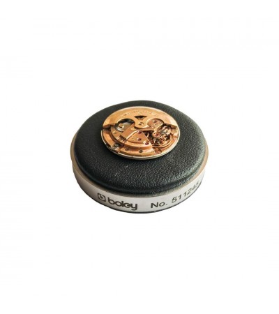 Boley watch black leather casing cushion 53 mm
