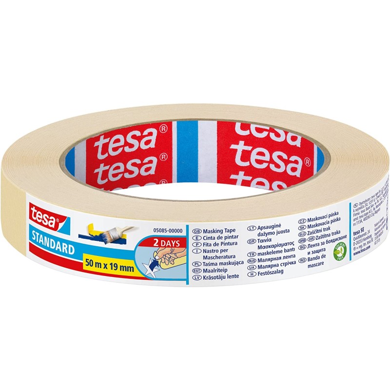 Прозрачна лепяща лента Tesa 19mm x 50m без разтворители Прозрачна лепяща лента Tesa 19mm x 50m без разтворители