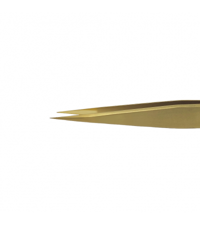 Bergeon 7422-PM-AM precision tweezers in brass for watchmaker's and jewellers 130 mm