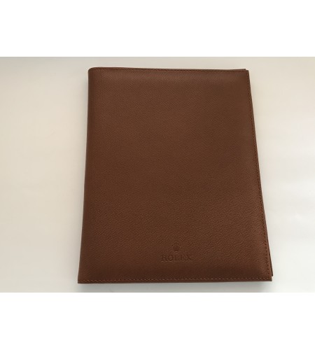 Rolex leather notebook padfolio cas ...