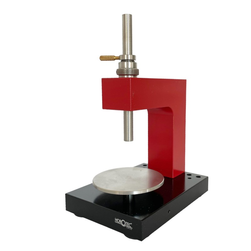 Horotec MSA 13.010 universal correcting press facilitates the work of milling, drilling, tapping, deburring and etc. Horotec MSA 13.010 universal correcting press facilitates the work of milling, drilling, tapping, deburring and etc.