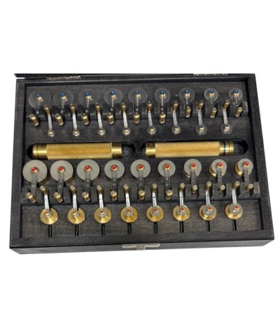 Bergeon 5356 Set of 34 Mainspring Winders for Left and Right Hand