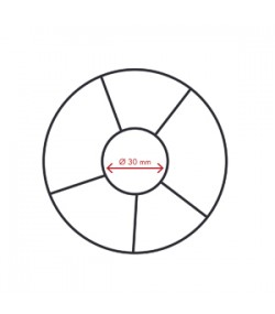 Boley Round Watchmaker Trays Set - 5 Stackable Trays with Transparent Lids