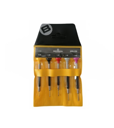 Bergeon 6899-P05 set Of 5 watchmakers ergonomic screwdrivers