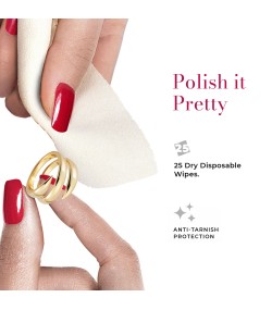 Connoisseurs Jewellery Wipes, Pre-cut wipes for easy use on silver, gold, precious stones, and fashion jewelry,  ref. CONN776