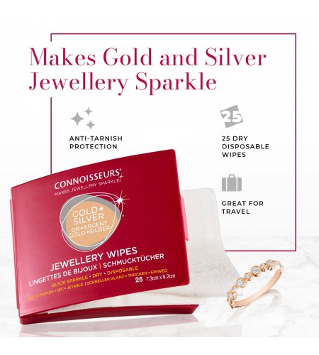 Connoisseurs Jewellery Wipes, Pre-c ...