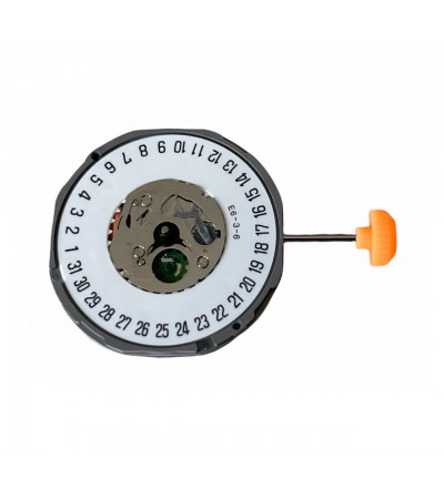 Miyota 1M15 SC-D(6) quartz movement with date indication on 6 o'clock