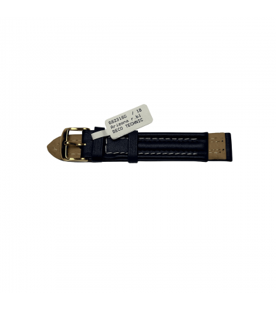 Arizona Sport watch strap 18mm, blue, water Resistant