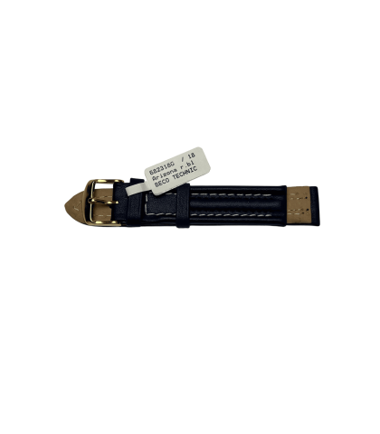 Arizona Sport watch strap 18mm, blue, water Resistant