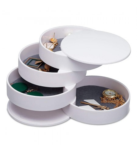 Gugita Round Jewellery Box Organise ...
