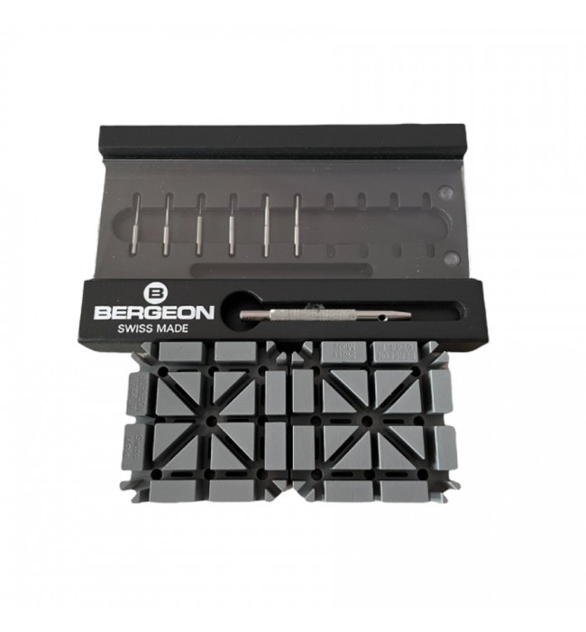 Bergeon 7744 wide watch bracelet pin tool set