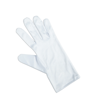 Heli presentation gloves, microfiber, white, size S, 1 pair