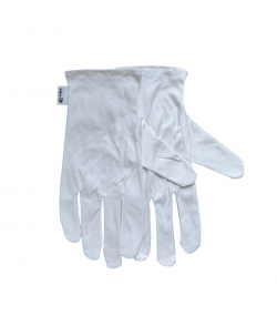 Heli presentation gloves, microfiber, white, size S, 1 pair