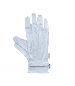 Heli presentation gloves, microfiber, white, size S, 1 pair